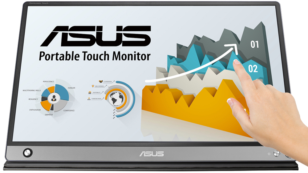 Dotykový monitor ASUS ZenScreen Touch MB16AMT