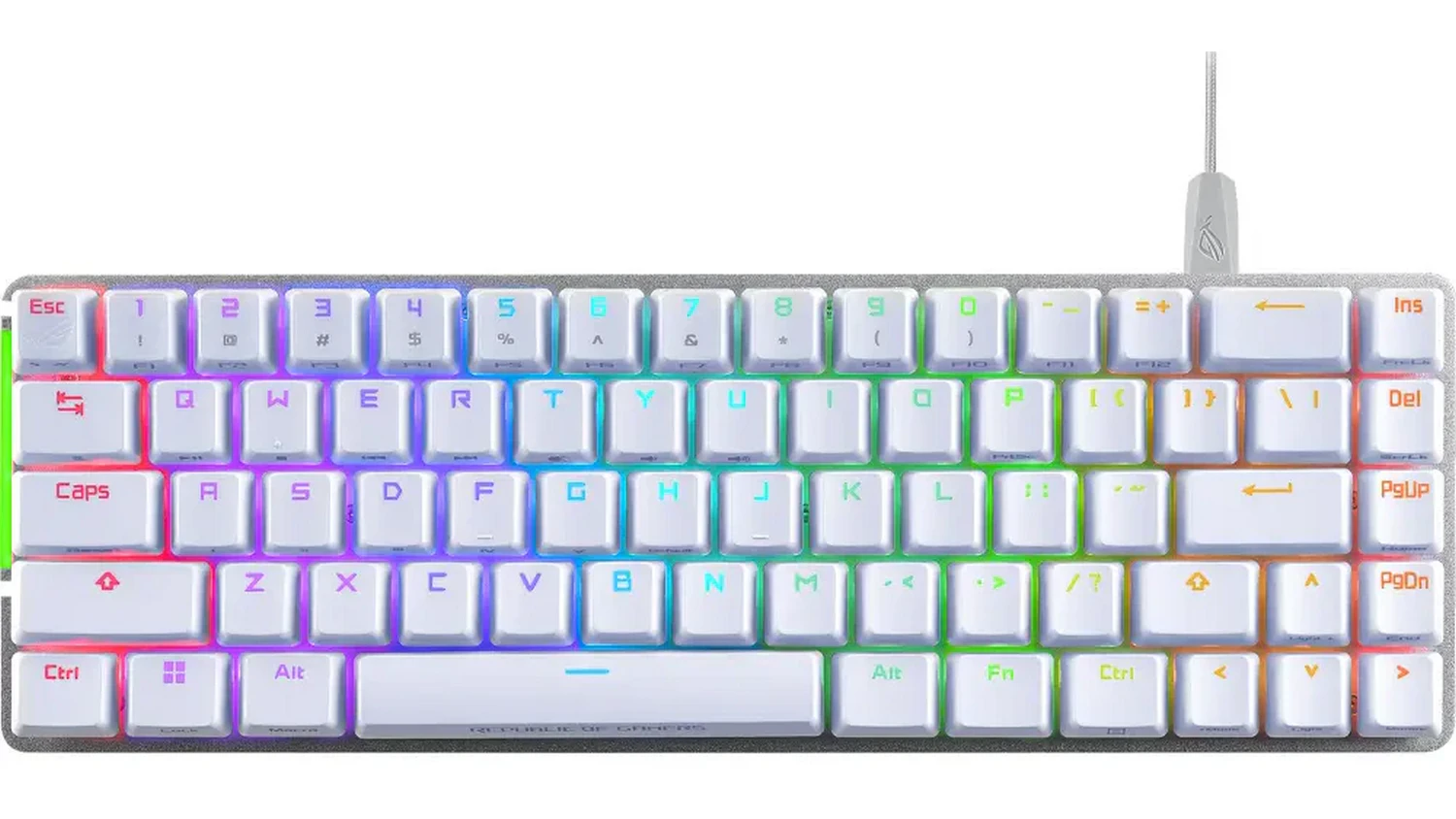 Herní klávesnice Asus ROG Falchion Ace US White