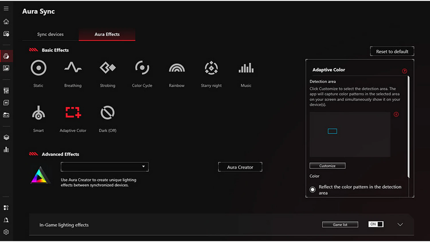 Technologie Aura Sync RGB
