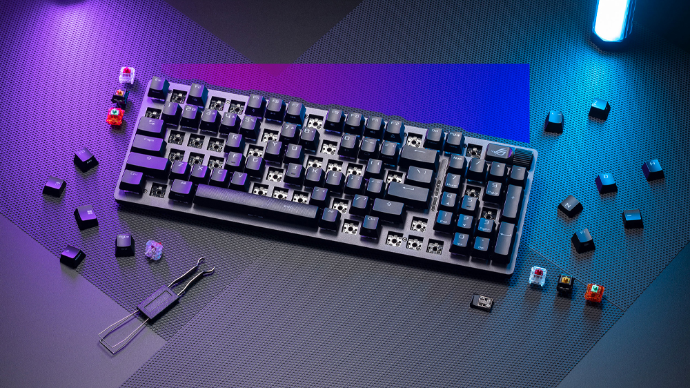Klávesnice ASUS ROG Strix Scope II 96 Wireless mechanische Gaming Tastatur