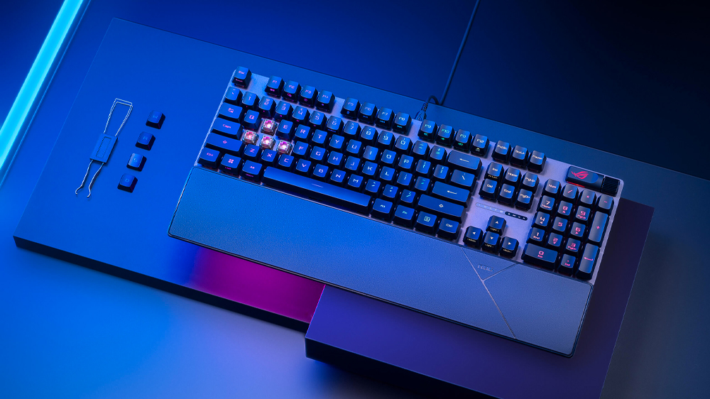 Klávesnice ASUS ROG Strix Scope II 96 Wireless mechanische Gaming Tastatur
