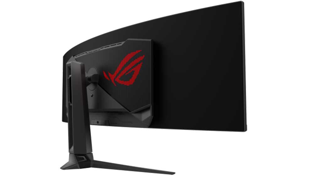 Zadní strana herního monitoru ASUS ROG Swift OLED PGWCD_07