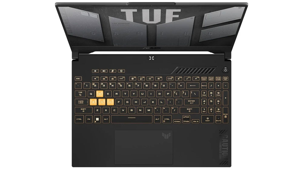 Podsvícená klávesnice notebooku Asus TUF Gaming A15_05