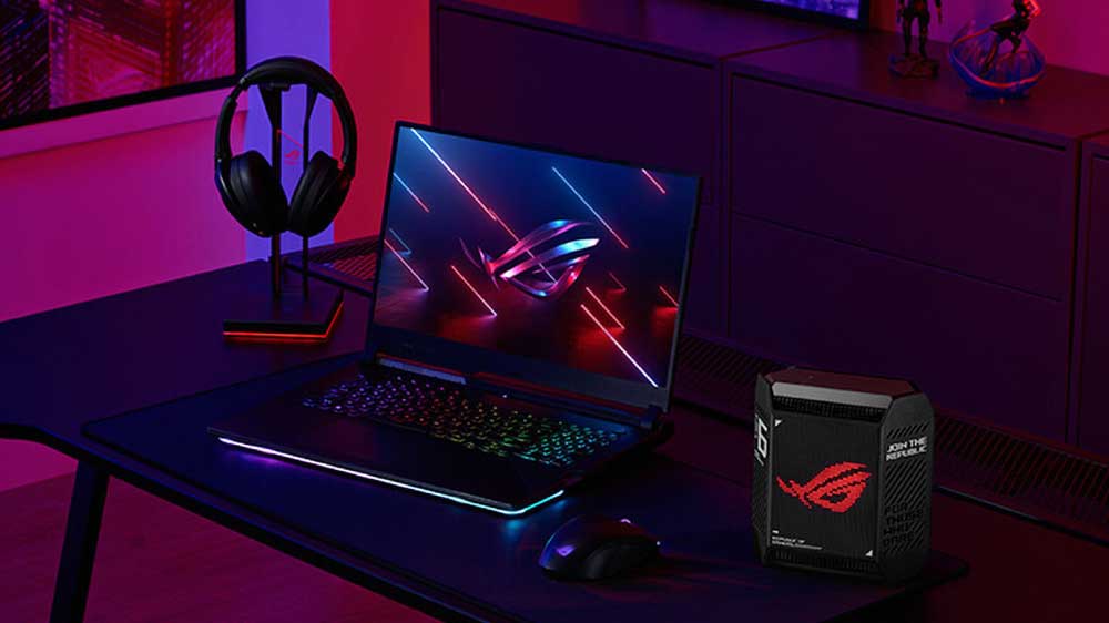 Herní stůl s routerem ASUS ROG Rapture GT6_02