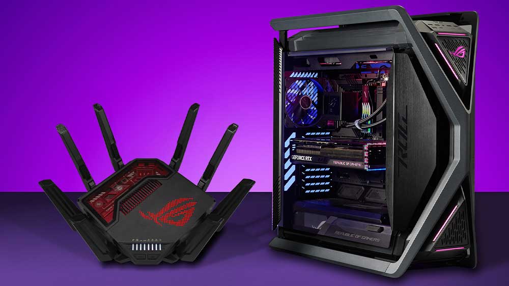 Stůl s PC a ASUS ROG Rapture GT-BE19000_03