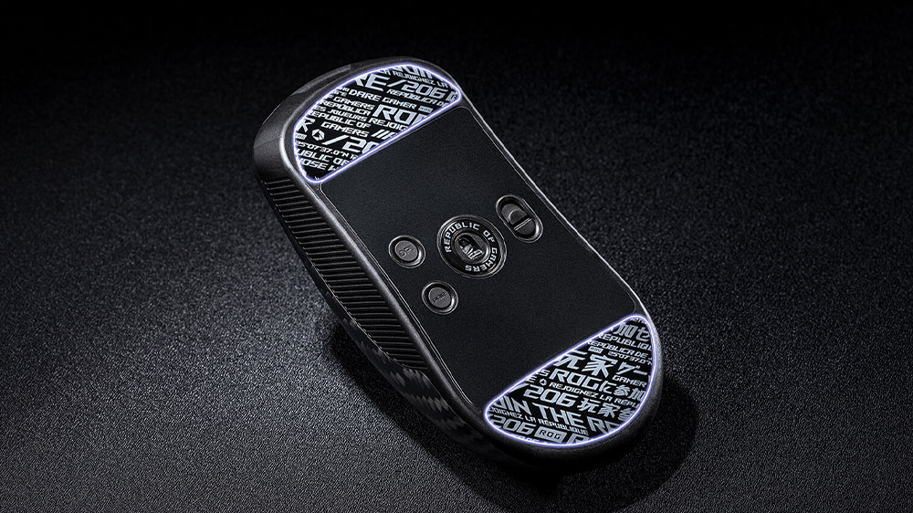 Spodní část herní myši ROG Harpe Ace Extreme_04