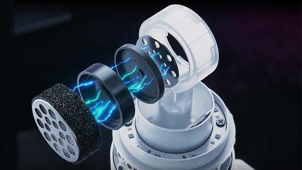 Kondenzátorová kapsle studiové kvality v mikrofonu ASUS ROG Carnyx_02