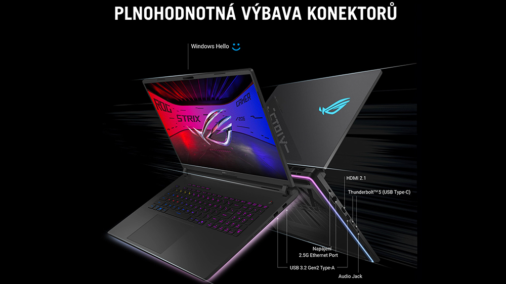 Pohled z boku na dva notebooky Asus_07