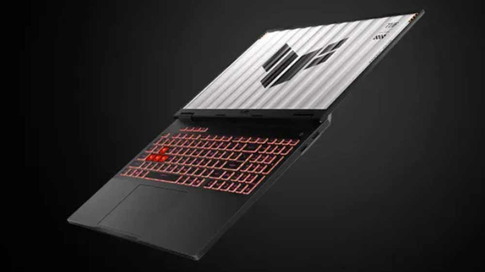 Roztvorený herný notebook ASUS TUF Gaming A16_04