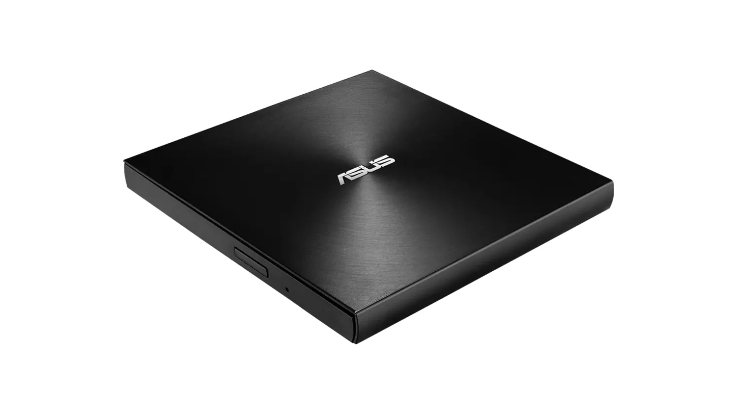 Externí Slim DVD vypalovačka ASUS ZenDrive U7M černá přední šikmý pohled