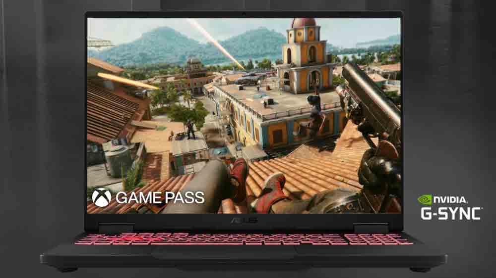 Screen z počítačovej hry na notebooku
