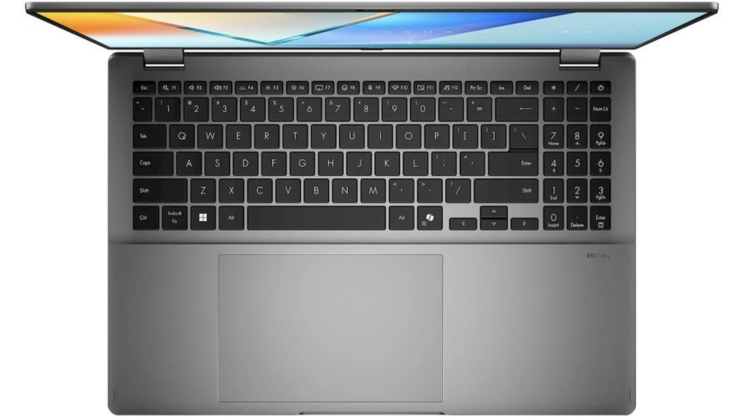 Notebook ASUS Vivobook 16 Flip – klávesnica