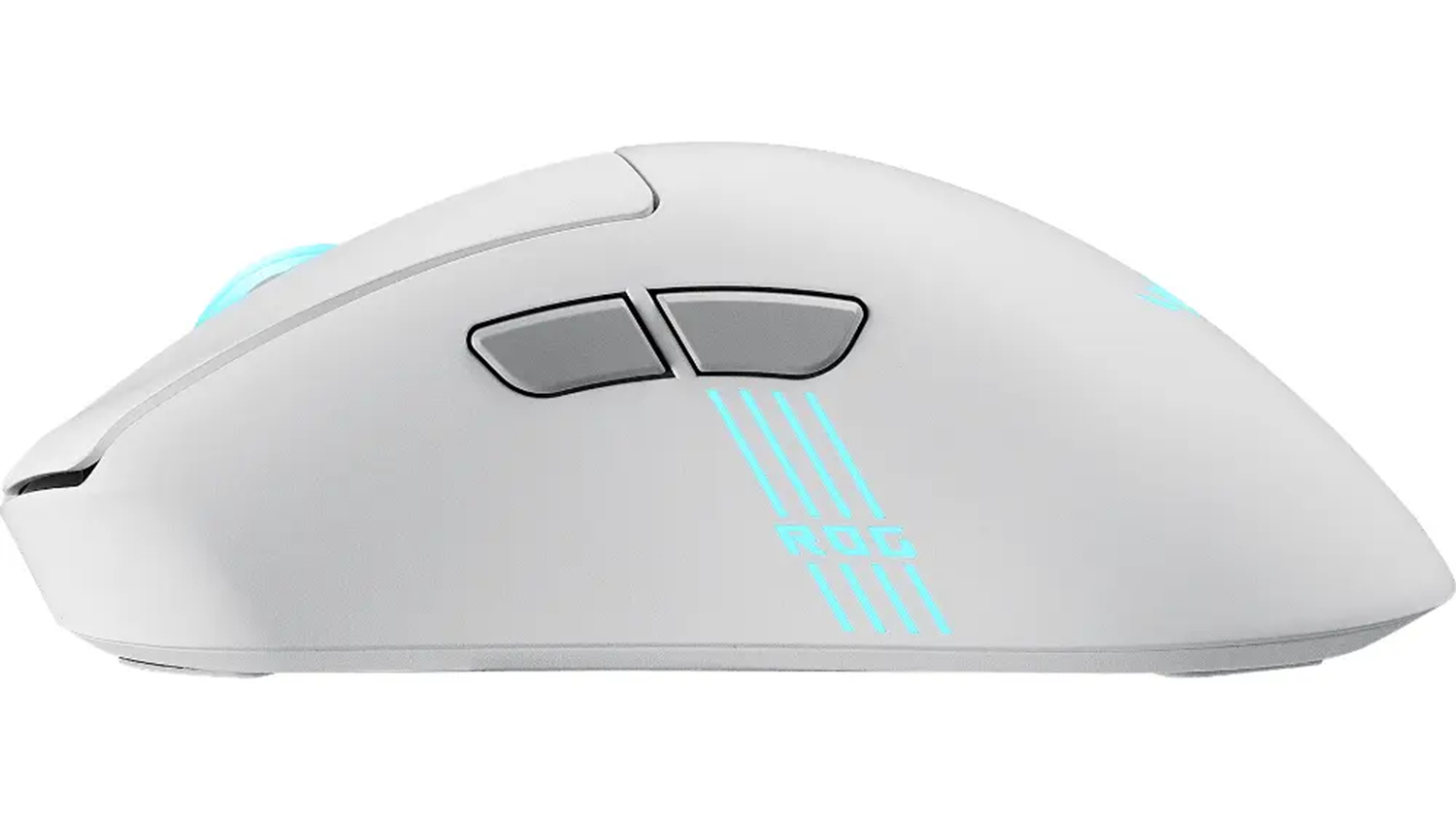 Hern&iacute; my&scaron; ASUS ROG Keris II Origin White z boku