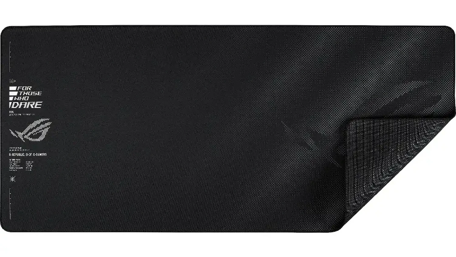 Herní podložka Asus ROG Sheath II XXL s detailem na spodní stranu