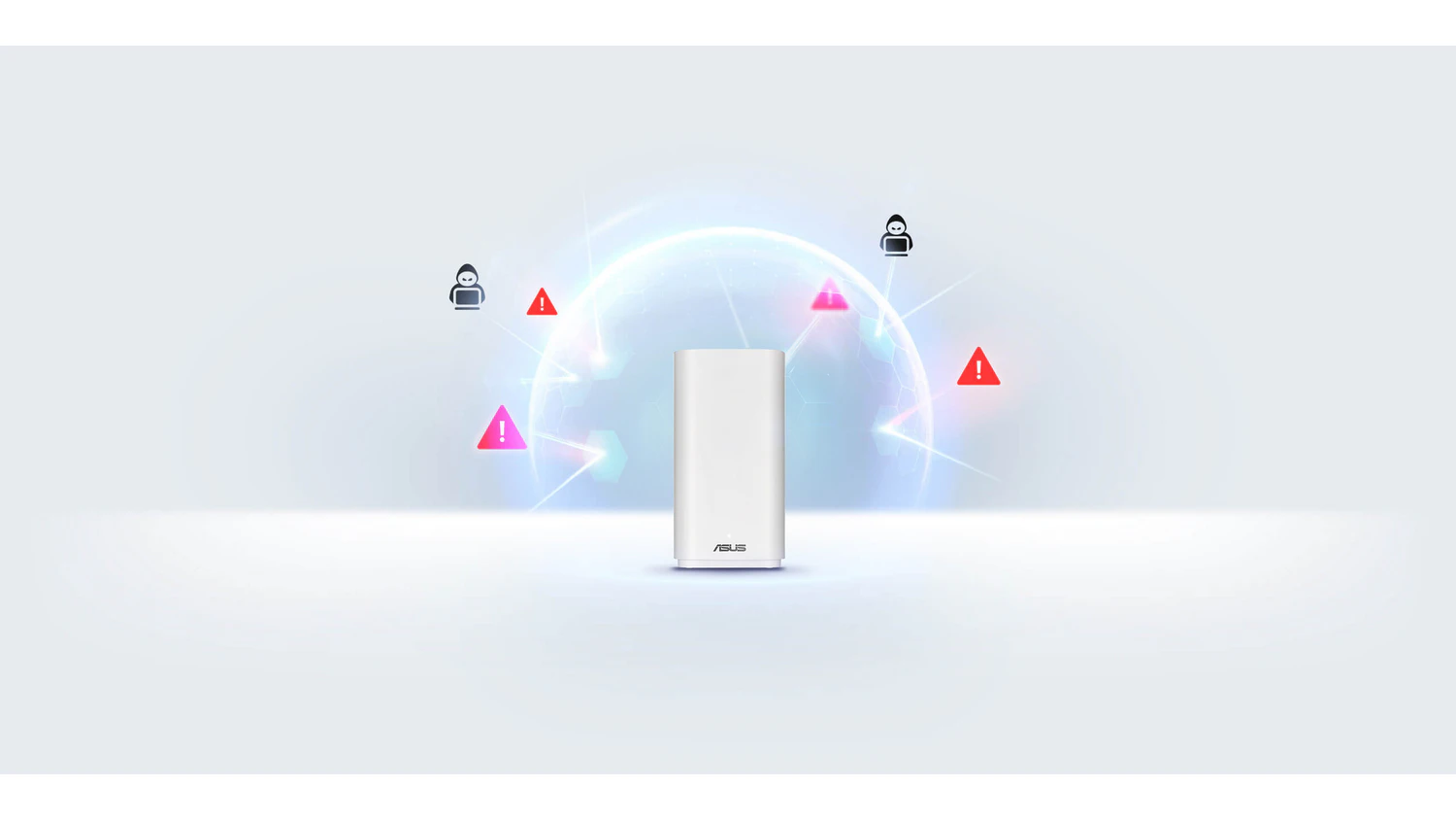 Vizualizácia virtuálnej ochrany routera ASUS ZenWiFi BD4 Outdoor