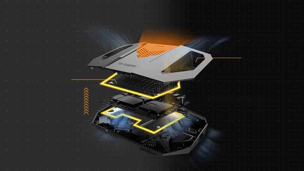 Vizualiz&aacute;cia dizajnu routera ASUS TUF Gaming BE6500_04