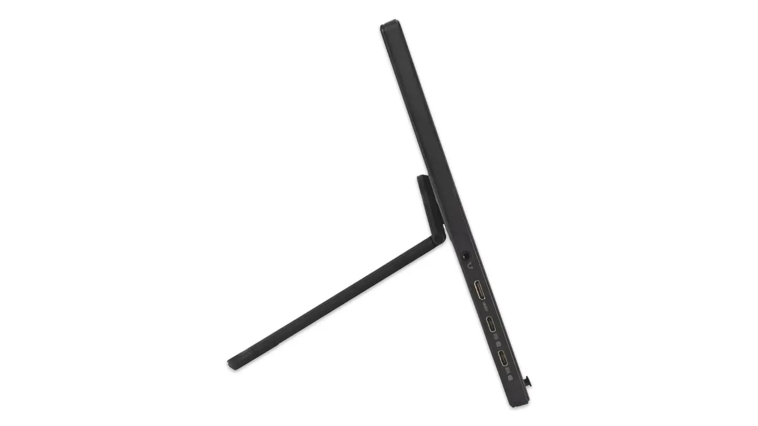 Pohled ze strany na Monitor Asus ZenScreen MB169CK