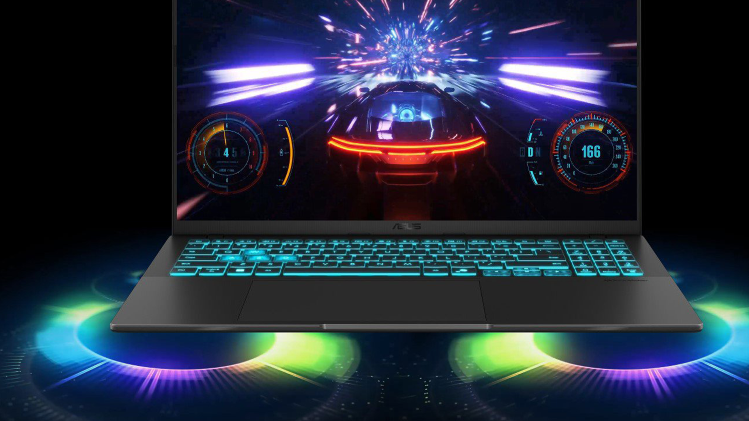 Hern&iacute; notebook ASUS Vivobook Gaming V16 s vizualizac&iacute; zvuku