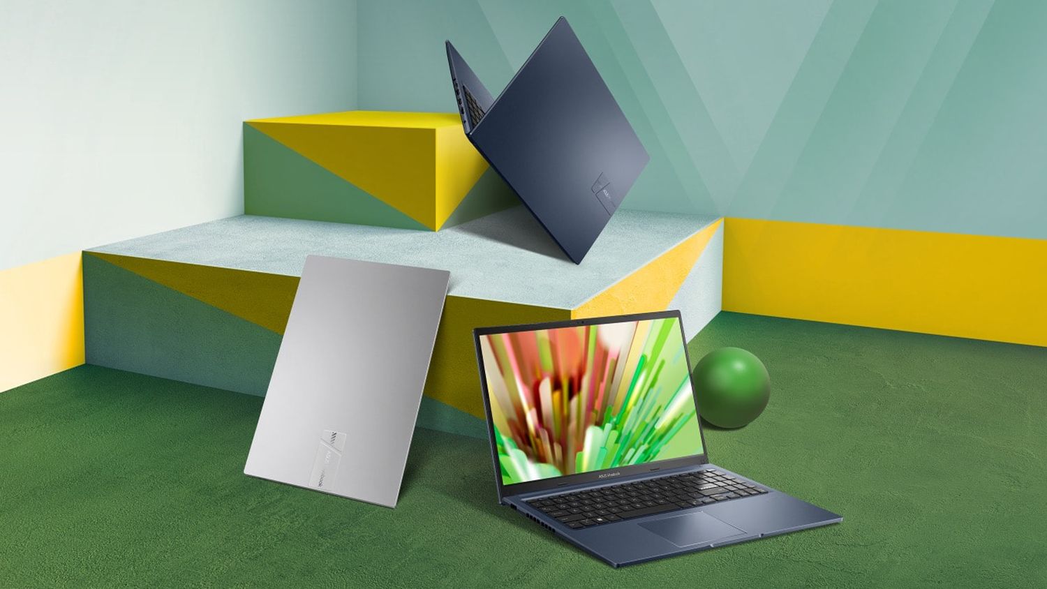 &Scaron;edozelen&aacute; grafika s notebooky ASUS Vivobook 15