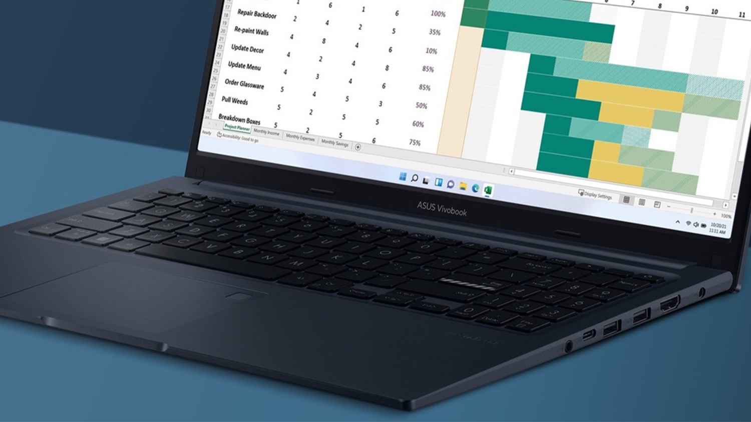 Přibl&iacute;žen&iacute; na kl&aacute;vesnici notebooku ASUS Vivobook 15