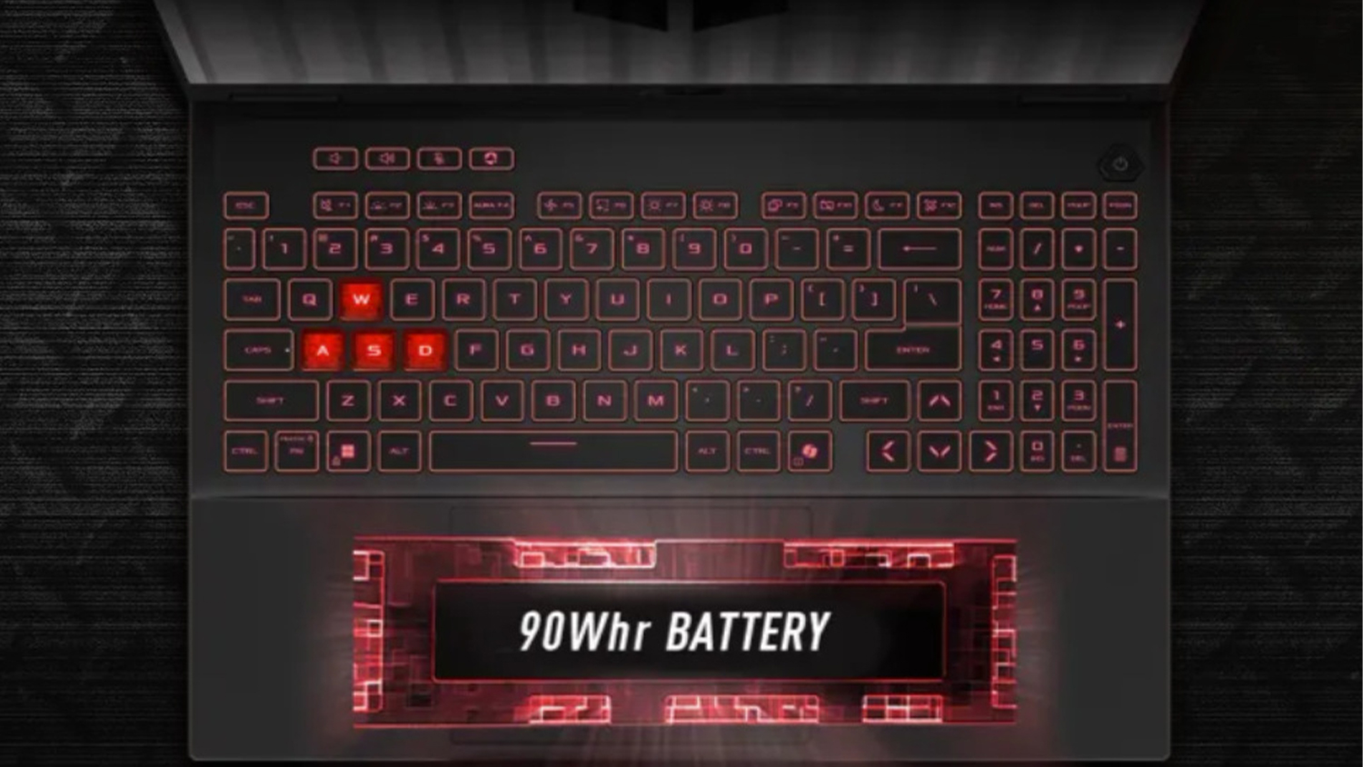 Vizualiz&aacute;cia 9Wh bat&eacute;rie notebooku ASUS TUF Gaming A18