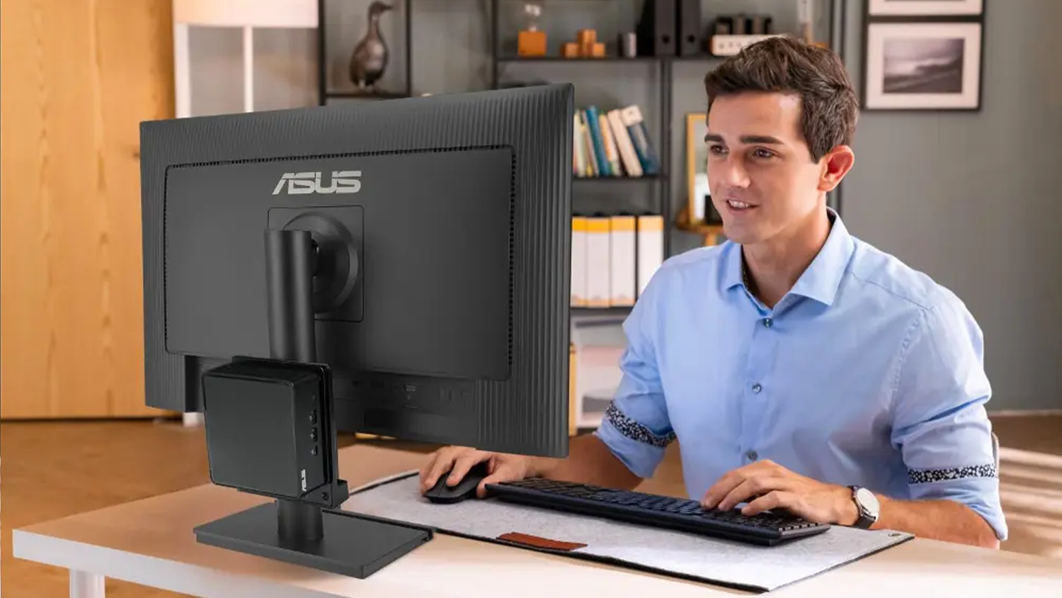 Držiak pre mini poč&iacute;tač Asus MKT03 detail in&scaron;tal&aacute;cie