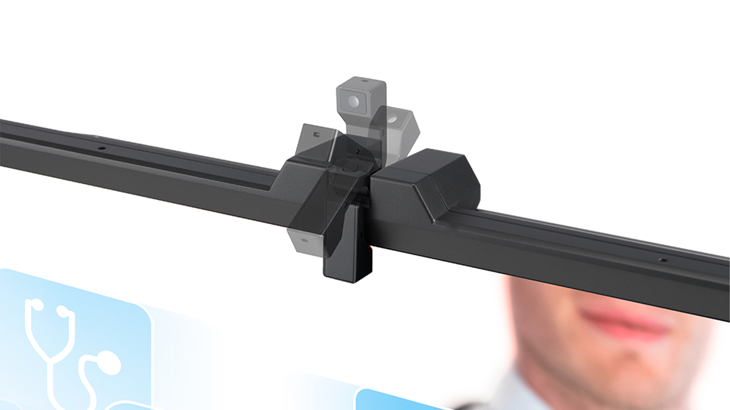 Integrovaný motorizovaný kolorimeter monitora ASUS HA3281A
