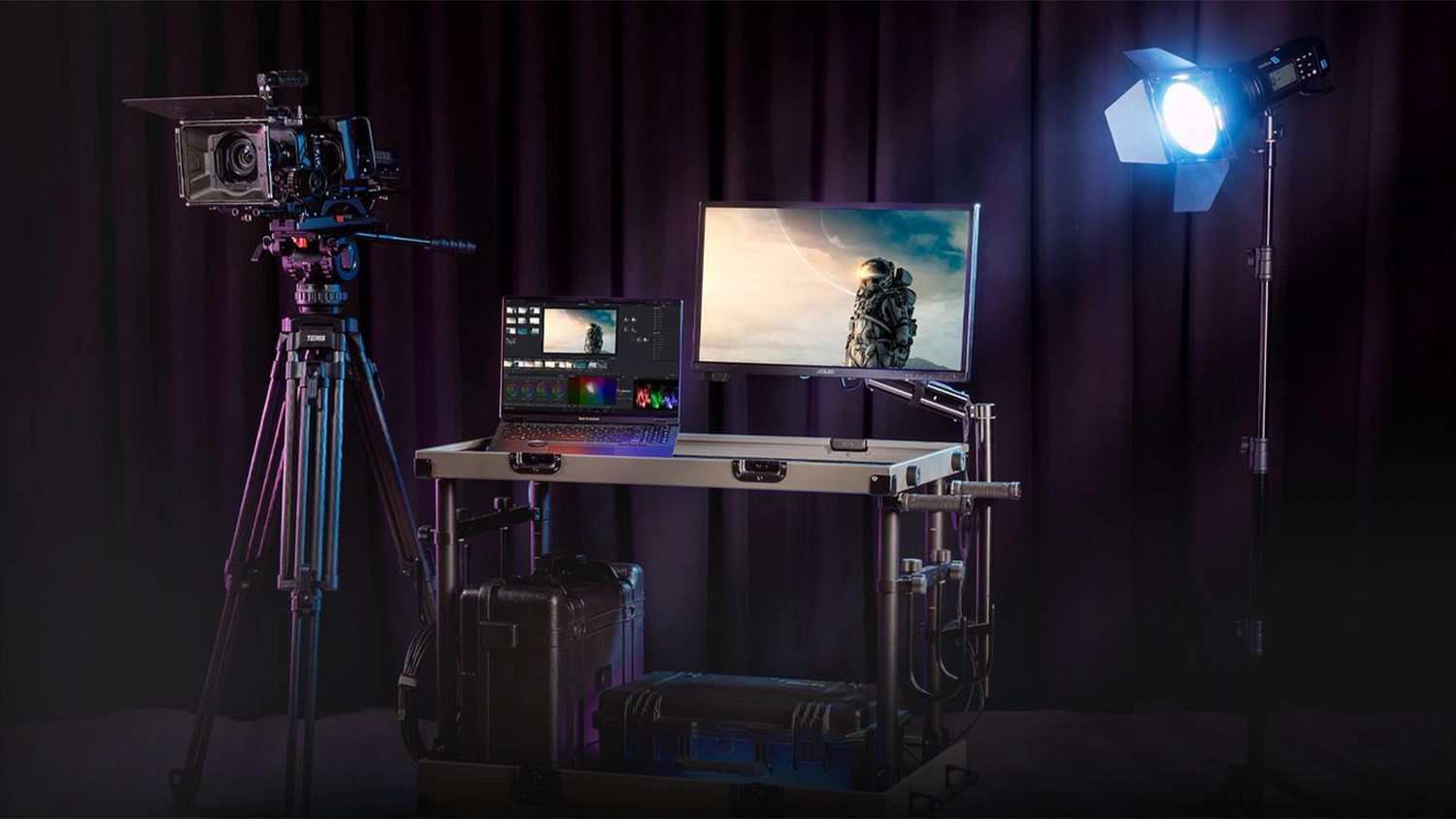 Monitor ASUS ProArt PA24US v štúdiu