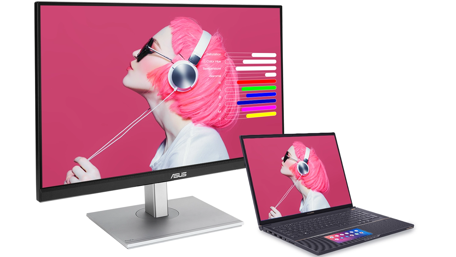 Úprava farieb na monitore pomocou funkcie ProArt Palette