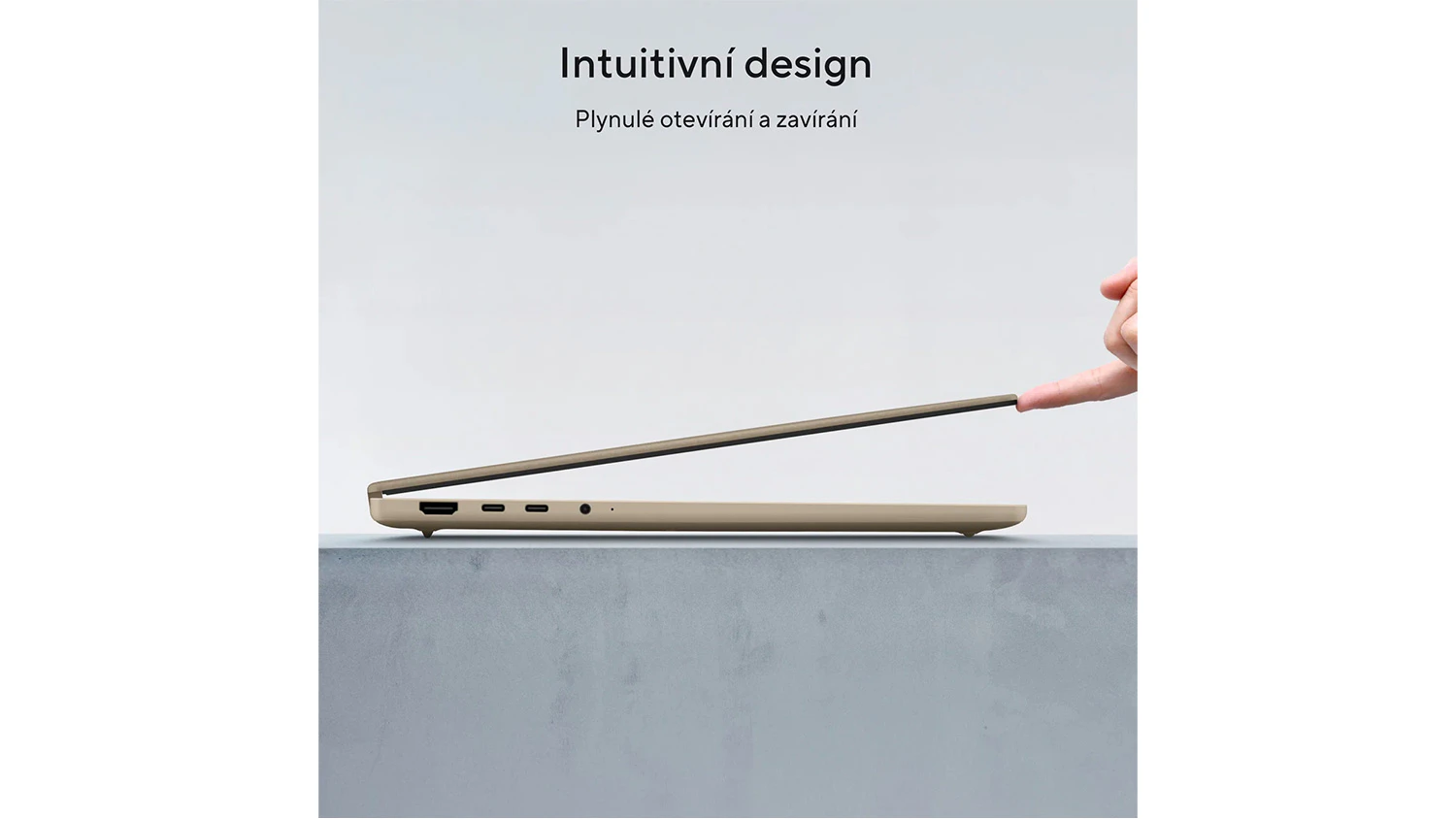 Vizualiz&aacute;cia jednoduch&eacute;ho otv&aacute;rania notebooku