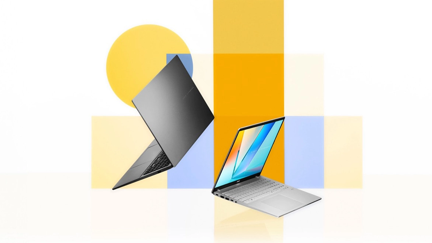 Dva notebooky ASUS Vivobook S16 poletující na grafice