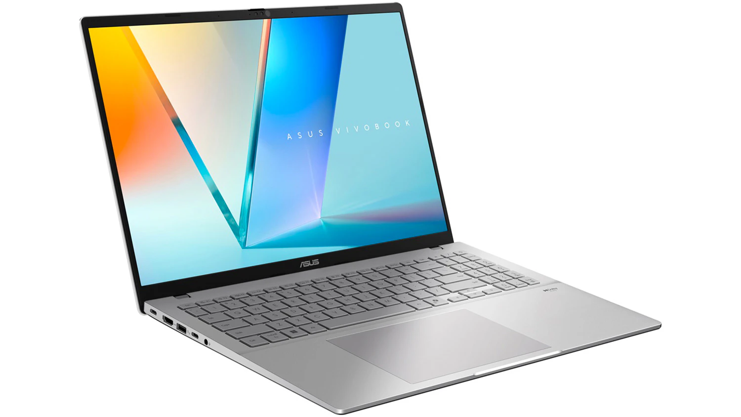 Notebook Asus Vivobook S16 pohled šikmo ze strany