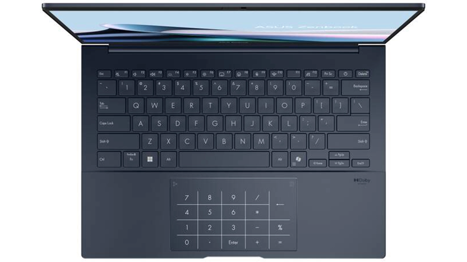 Notebook ASUS Zenbook 14 – klávesnica