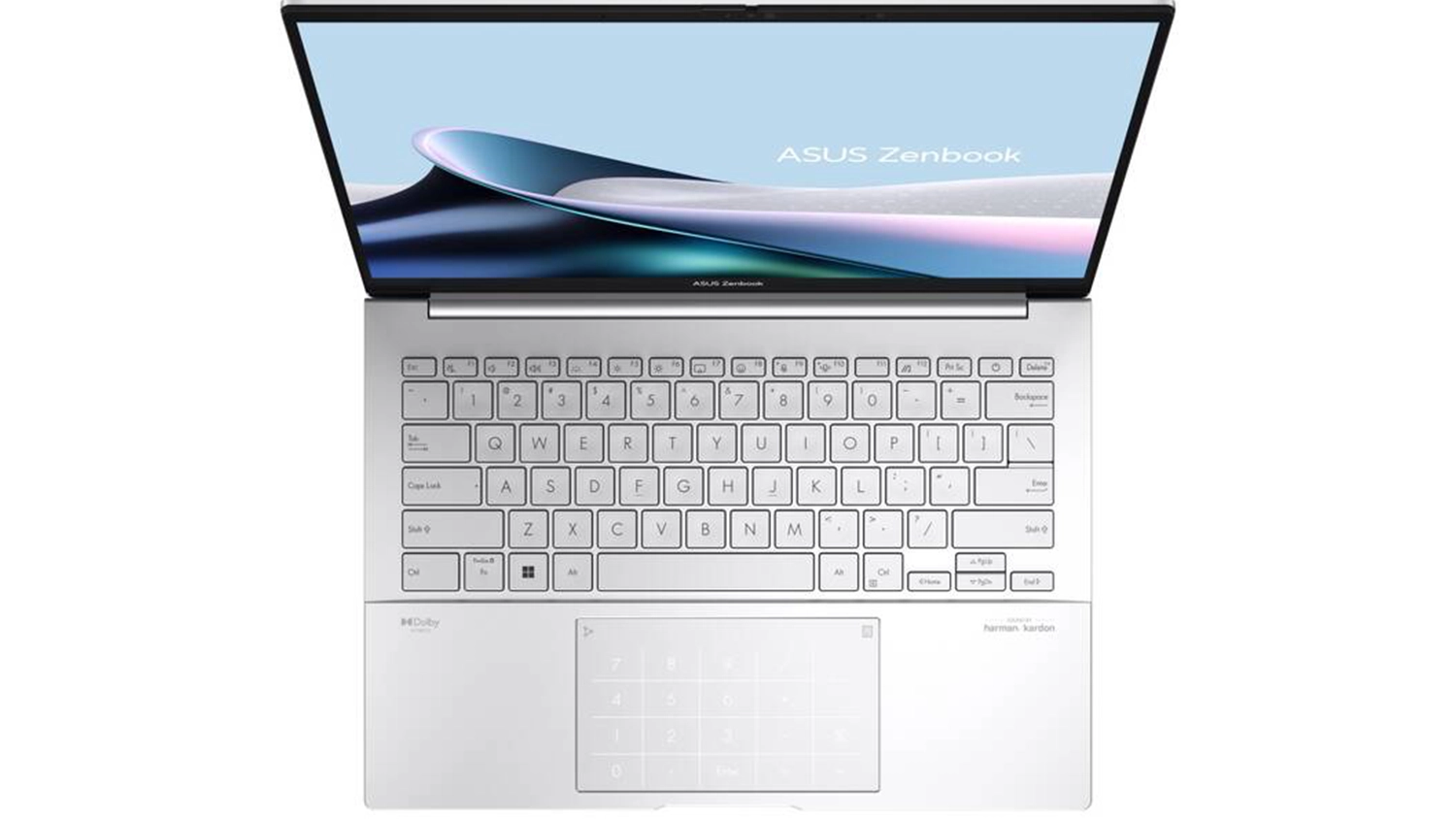 Notebook ASUS Zenbook 14 – klávesnica
