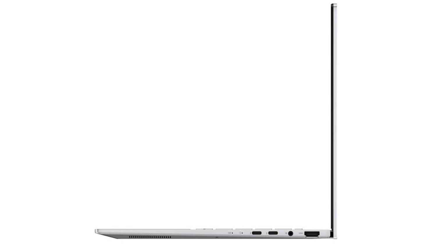 ASUS Zenbook 14 – pohľad zboku na porty