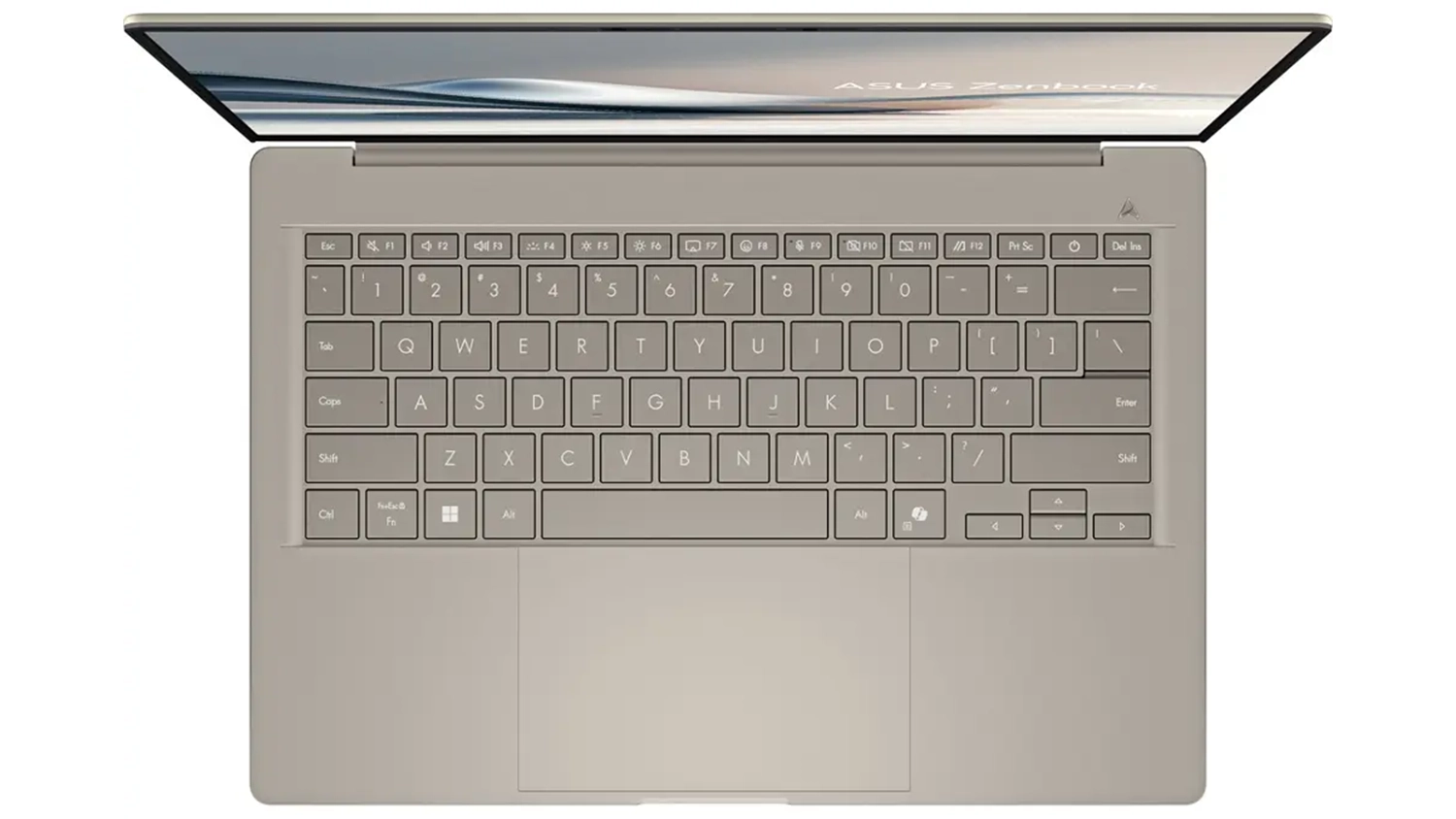 Notebook ASUS Zenbook A14 – klávesnica