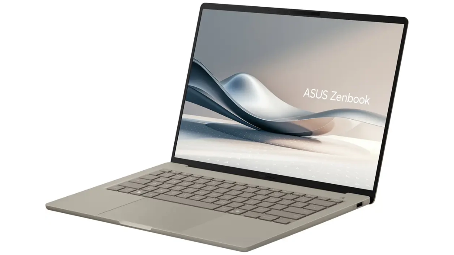 Notebook ASUS Zenbook A14 – pohľad na displej