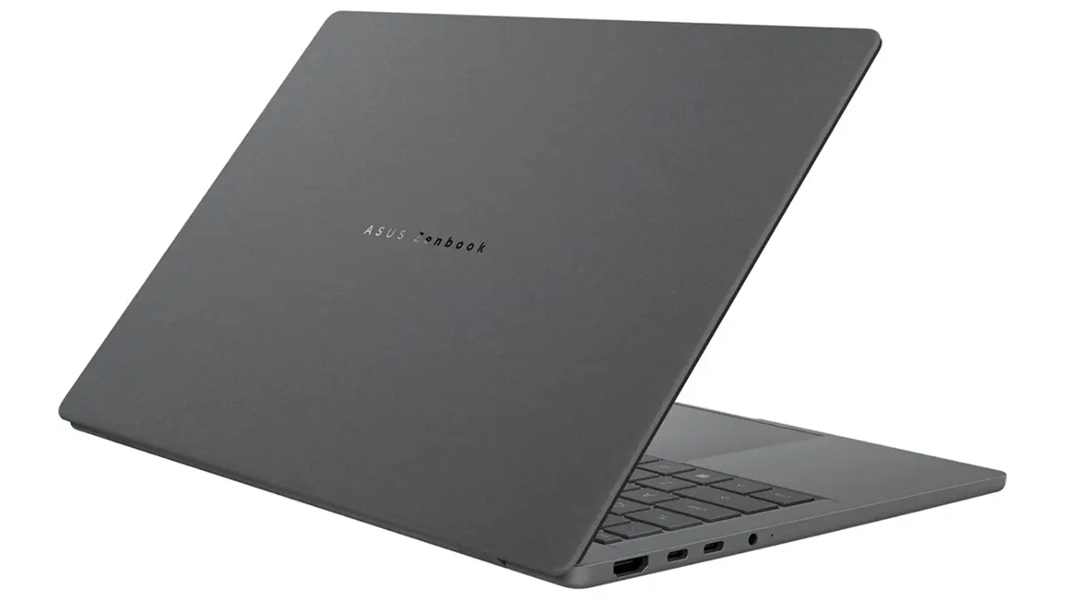 Notebook ASUS Zenbook A16 –pohled na šasi s logem