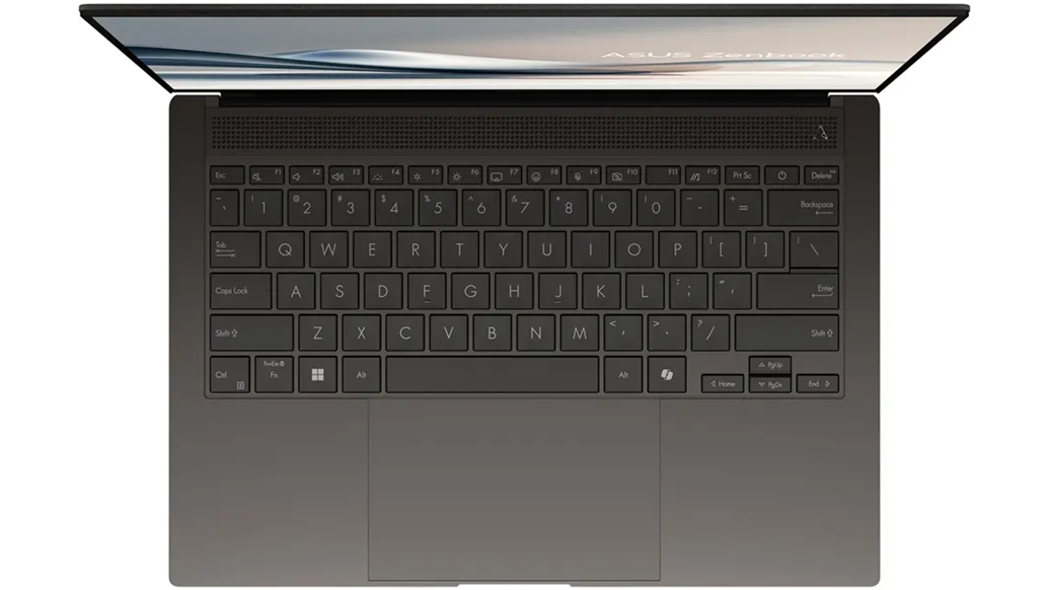 Notebook ASUS Zenbook S 14 – klávesnice