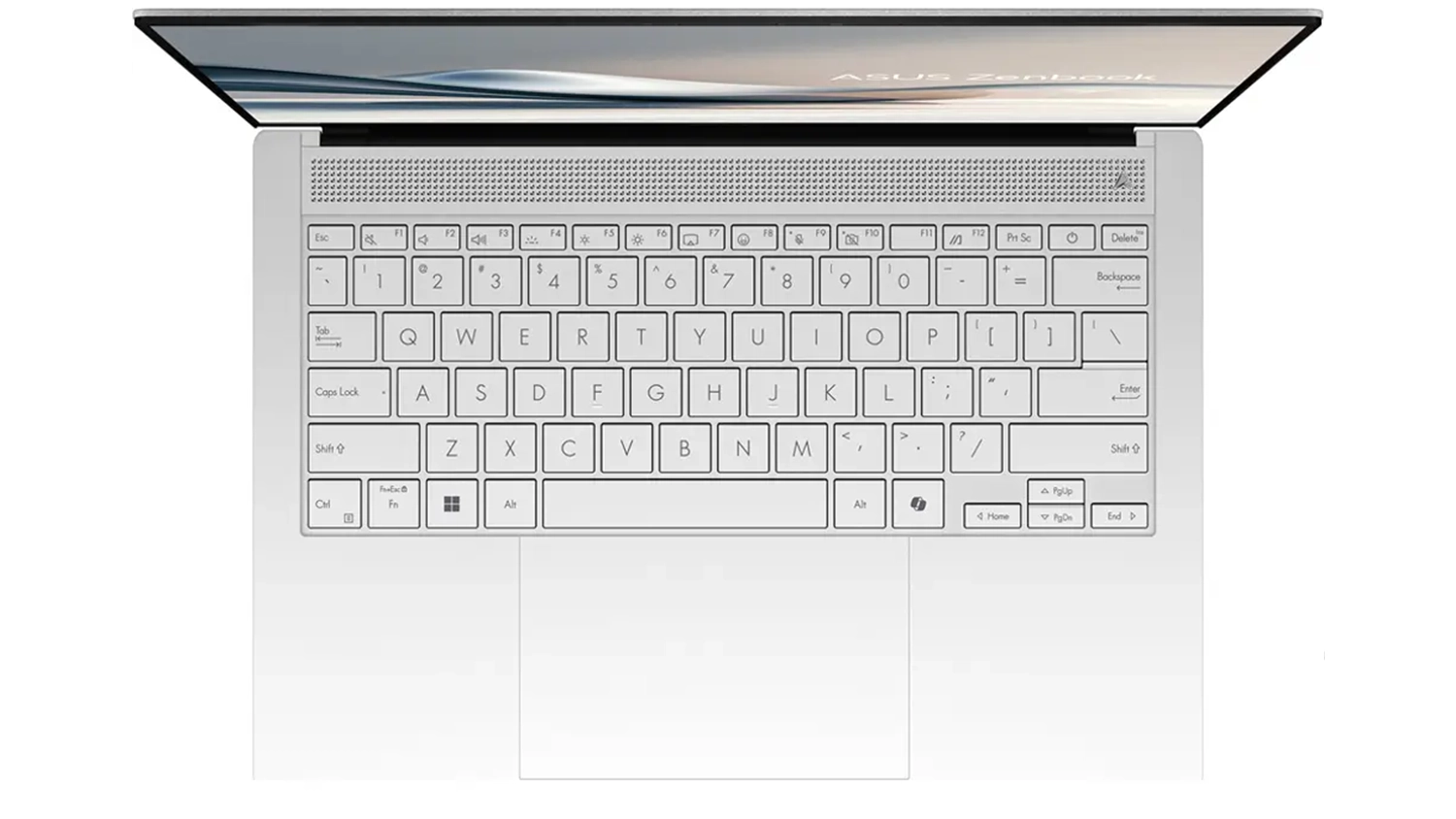 Notebook ASUS Zenbook S 14 – klávesnice