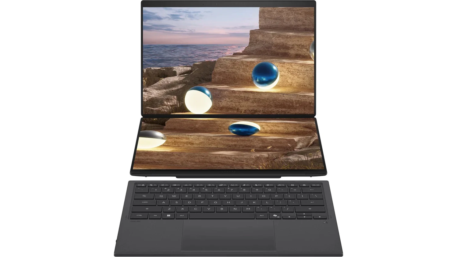 Notebook 14 ASUS Zenbook Duo UX8407AA-OLED505XZ sivý