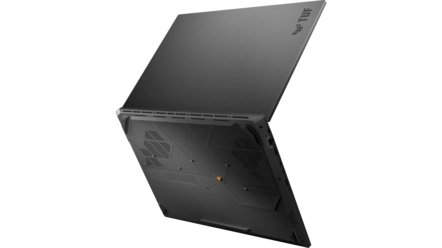 Pohľad &scaron;ikmo zozadu na notebook Asus TUF Gaming A18