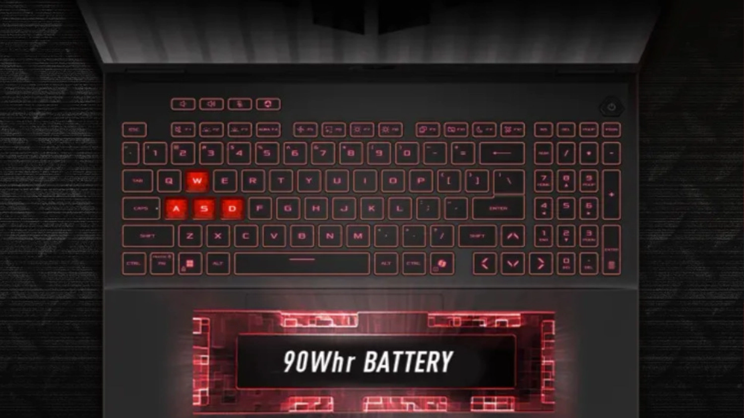 Kl&aacute;vesnica notebooku ASUS TUF Gaming A18