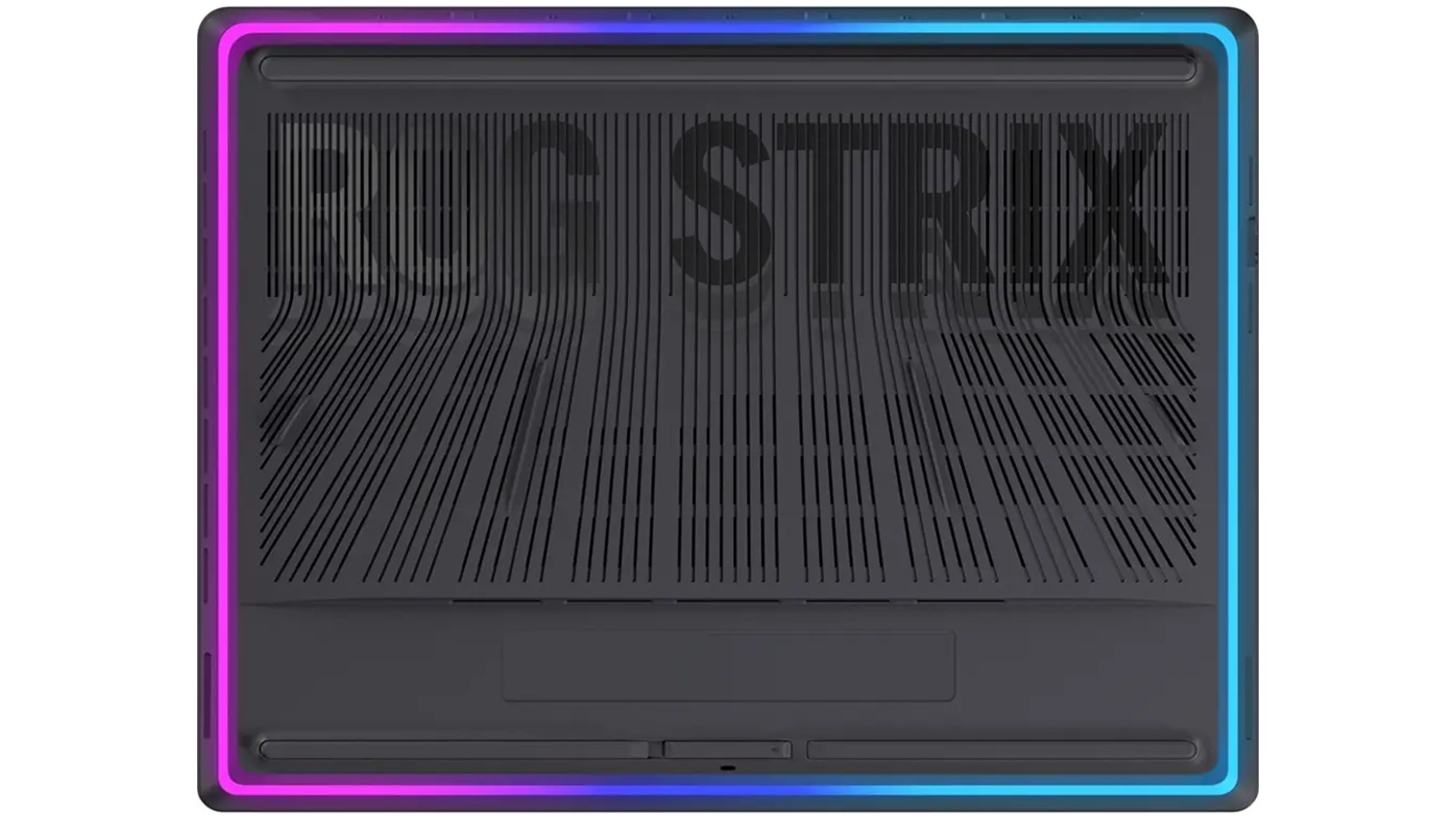 Pohled zespodu na notebook Asus ROG Strix G16