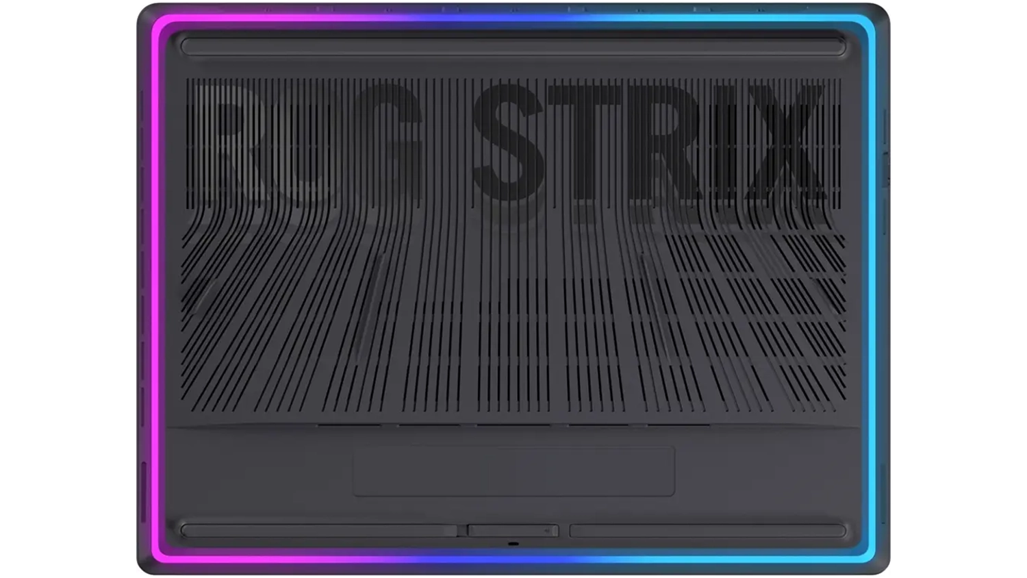 Pohled zespodu na notebook Asus ROG Strix G16