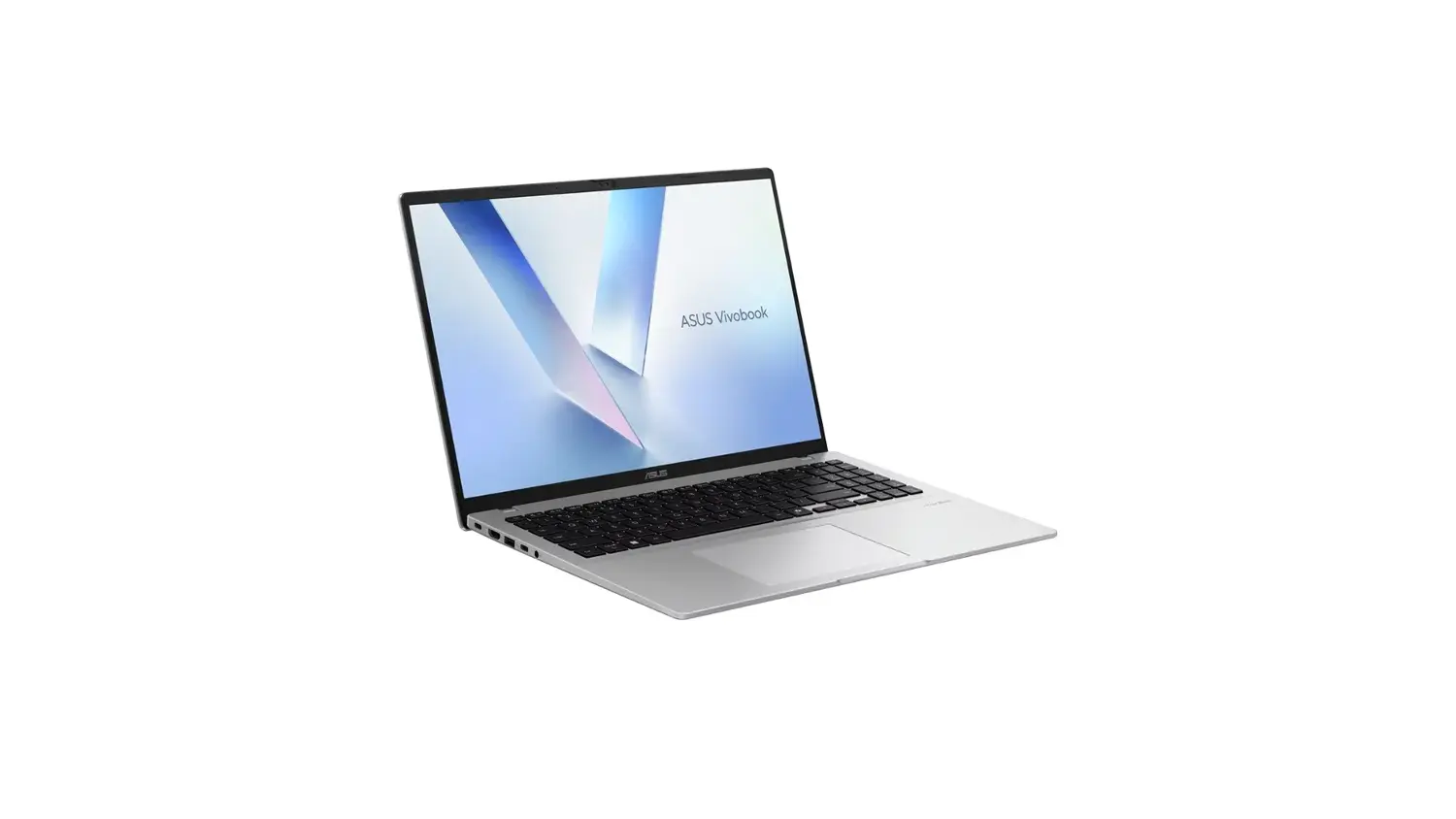 Pohled &scaron;ikmo zepředu na notebook Asus Vivobook 16