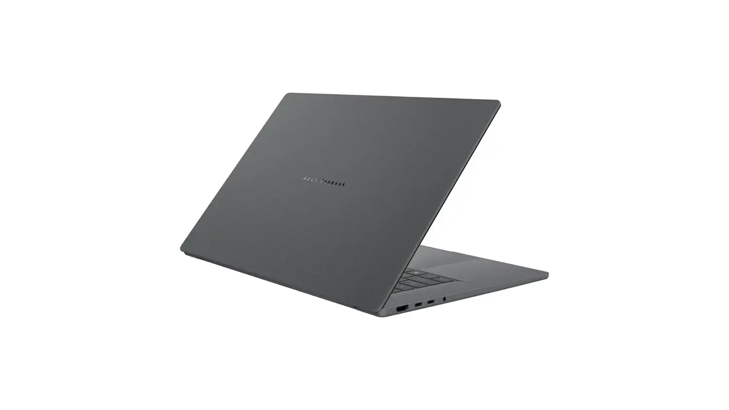 Přivřený notebook Asus Zenbook A16