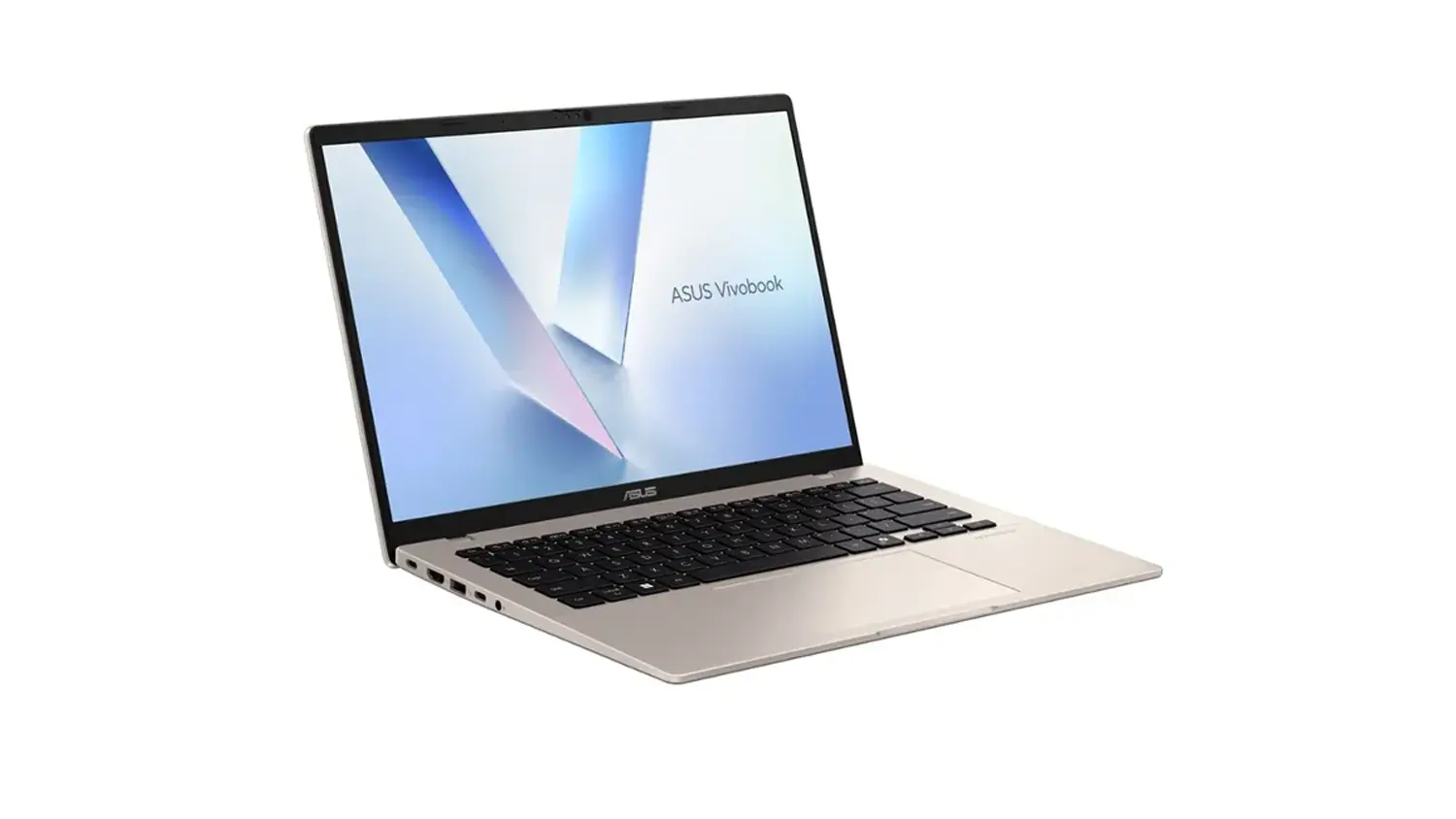 Pohled šikmo zepředu na notebook Asus Vivobook 14