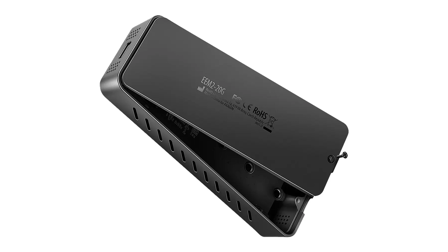 Externý box AXAGON EEM2-20G s otvoreným krytom