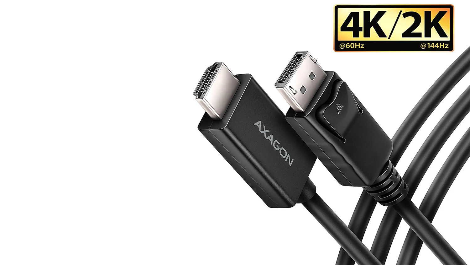 Redukcia AXAGON RVD-HI20C2 DP/HDMI 1.8 m, 4K/60Hz